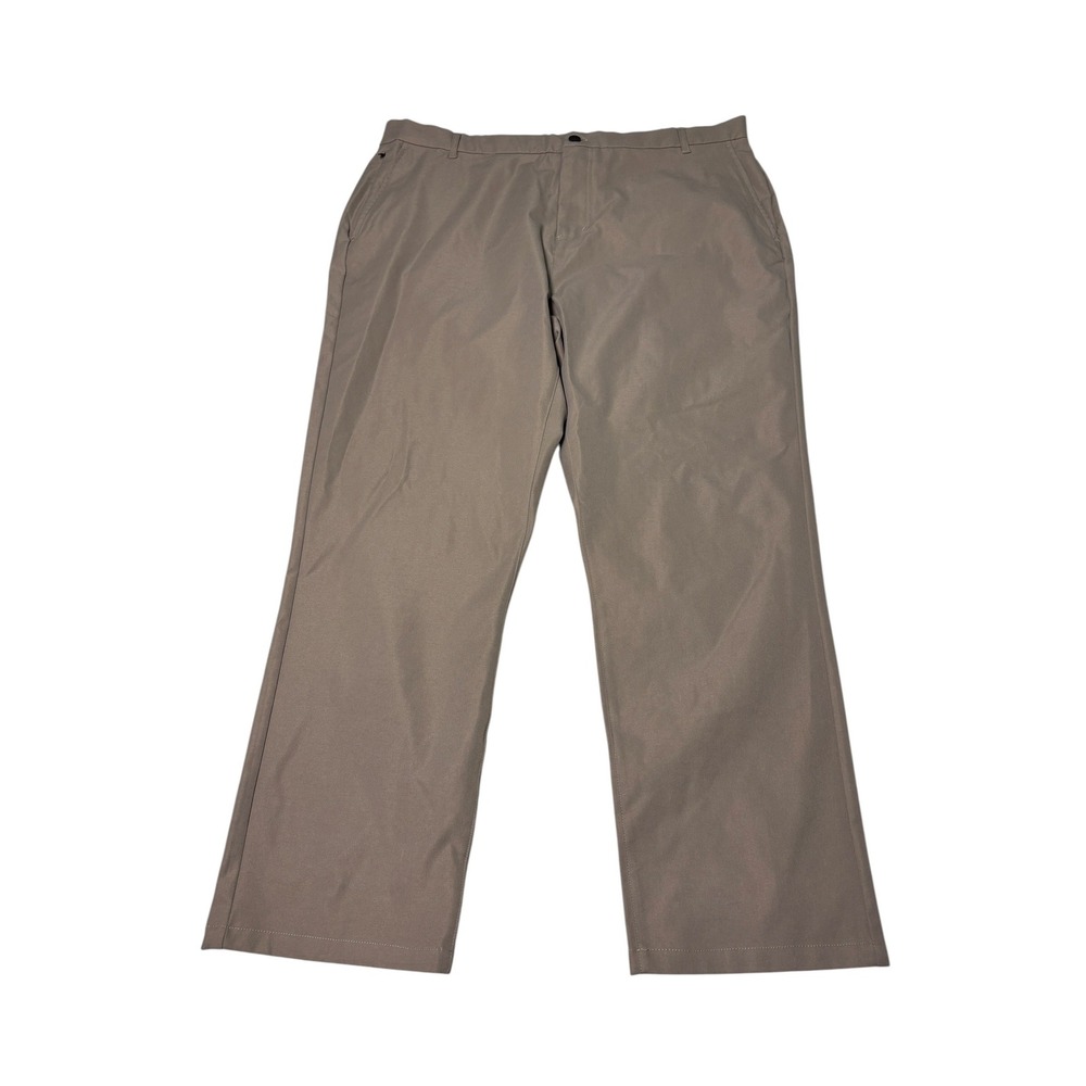 NWT Wowie Daily Chino Pant Tan Khaki Mens 38x28 Performance Polyester Trousers